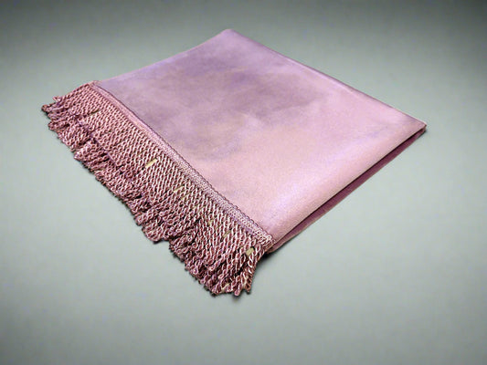 Customized Luxury Velvet Prayer Mat - Old Pink